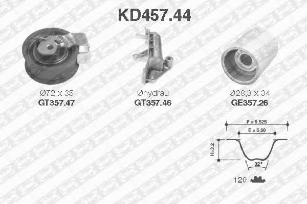 SNR KD45744 Timing Belt Kit KD45744