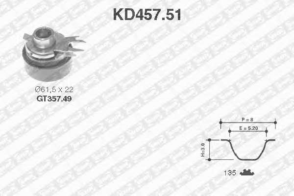 SNR KD45751 Timing Belt Kit KD45751