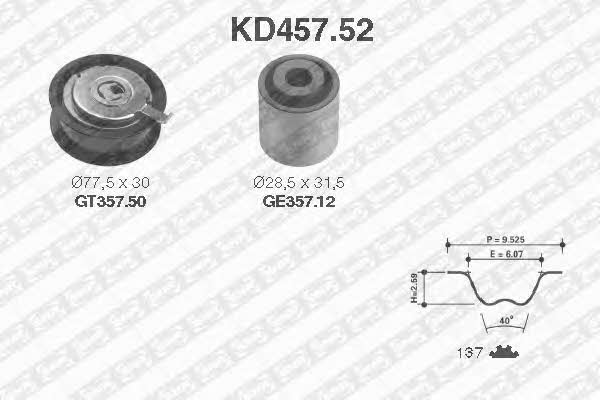 SNR KD45752 Timing Belt Kit KD45752