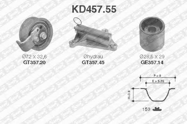 SNR KD45755 Timing Belt Kit KD45755