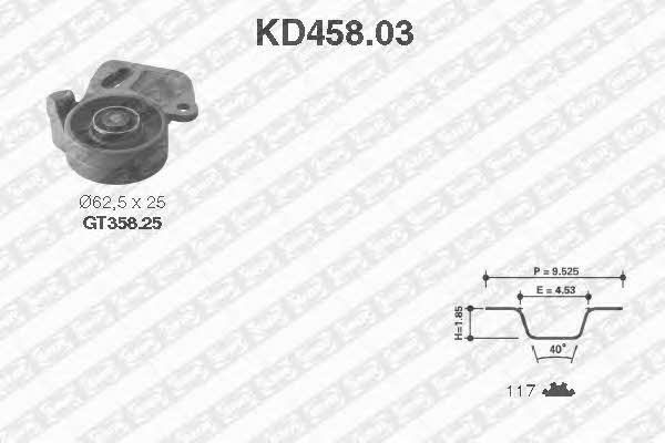SNR KD458.03 Timing Belt Kit KD45803