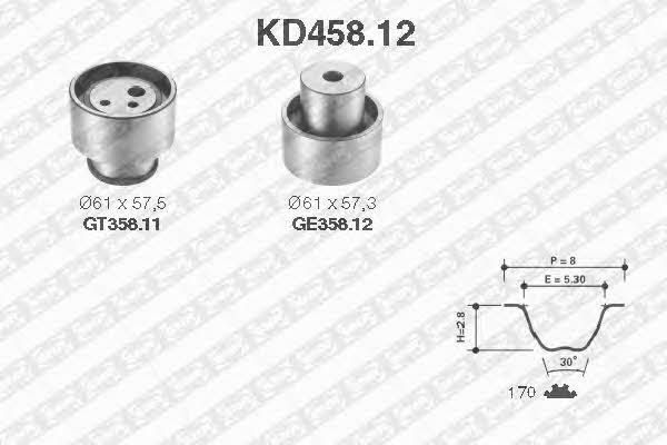 SNR KD458.12 Timing Belt Kit KD45812