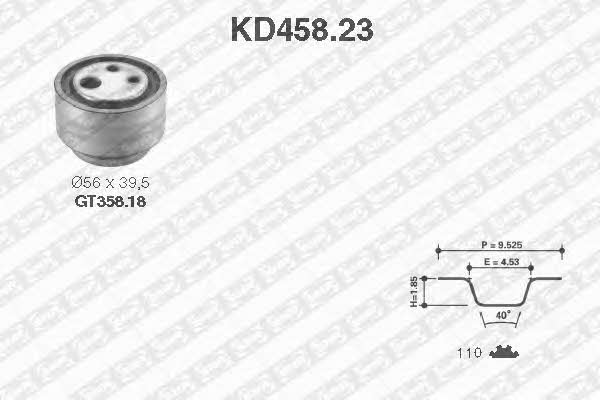 SNR KD458.23 Timing Belt Kit KD45823
