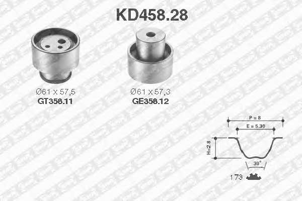 SNR KD45828 Timing Belt Kit KD45828