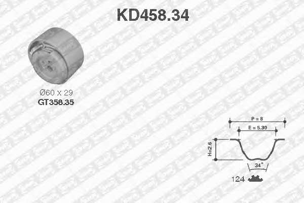 SNR KD45834 Timing Belt Kit KD45834