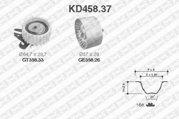 SNR KD45837 Timing Belt Kit KD45837