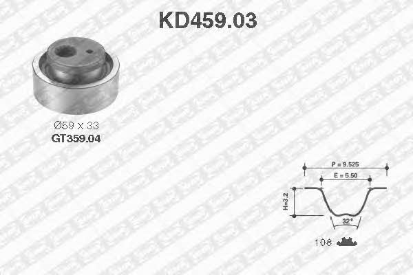 SNR KD45903 Timing Belt Kit KD45903