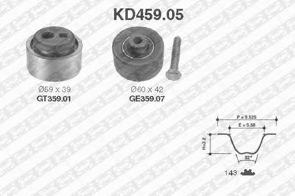 SNR KD45905 Timing Belt Kit KD45905