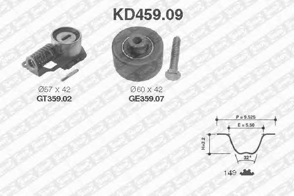 SNR KD45909 Timing Belt Kit KD45909