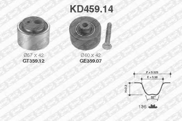 SNR KD45914 Timing Belt Kit KD45914