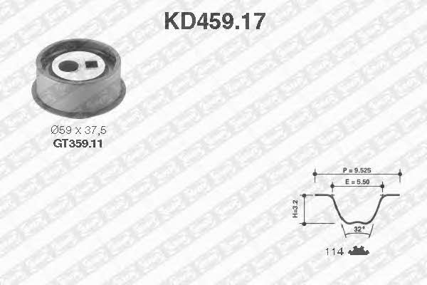 SNR KD459.17 Timing Belt Kit KD45917