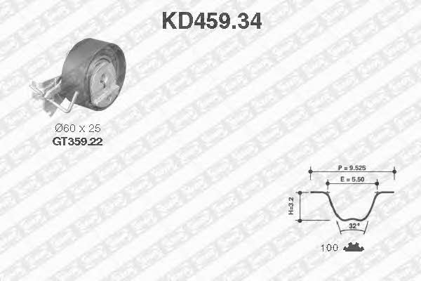 SNR KD45934 Timing Belt Kit KD45934