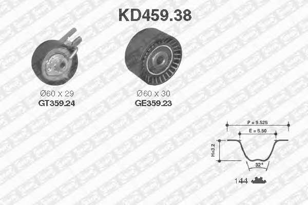 SNR KD459.38 Timing Belt Kit KD45938