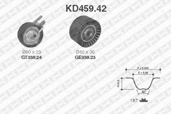 SNR KD459.42 Timing Belt Kit KD45942