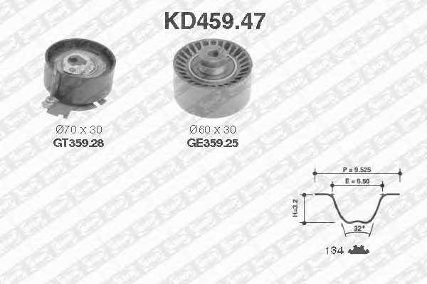 SNR KD45947 Timing Belt Kit KD45947