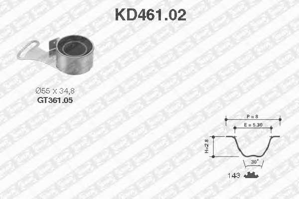 SNR KD46102 Timing Belt Kit KD46102