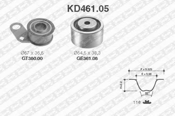 SNR KD46105 Timing Belt Kit KD46105