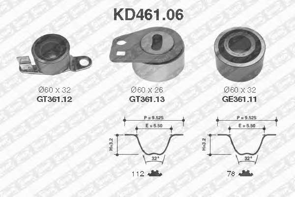 SNR KD46106 Timing Belt Kit KD46106
