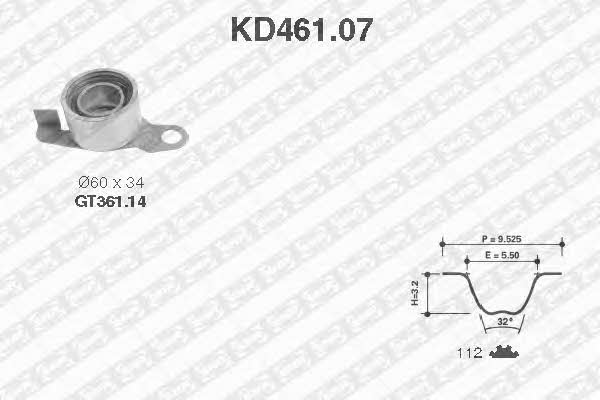 SNR KD46107 Timing Belt Kit KD46107