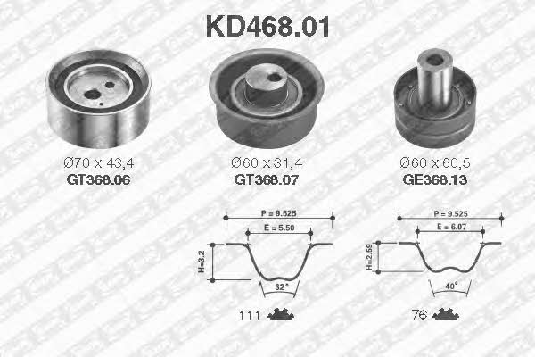 SNR KD46801 Timing Belt Kit KD46801