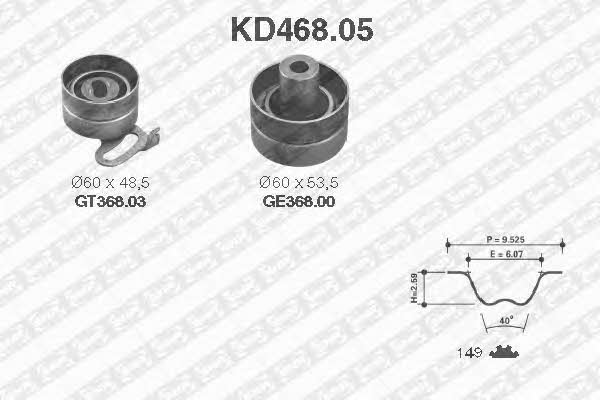 SNR KD46805 Timing Belt Kit KD46805