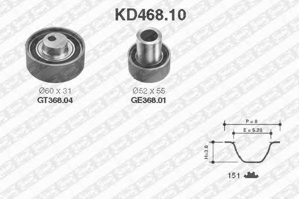SNR KD468.10 Timing Belt Kit KD46810