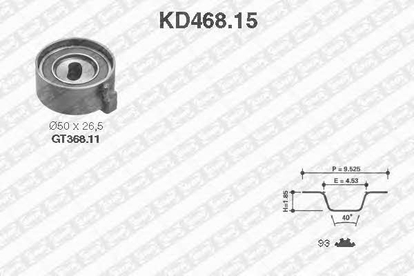 SNR KD468.15 Timing Belt Kit KD46815
