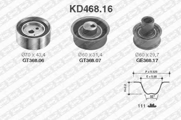 SNR KD46816 Timing Belt Kit KD46816