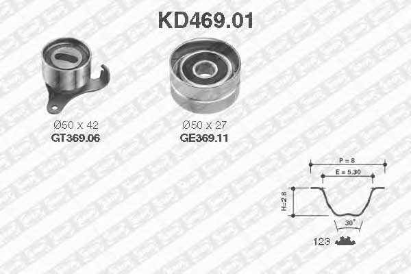 SNR KD46901 Timing Belt Kit KD46901