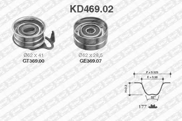 SNR KD46902 Timing Belt Kit KD46902
