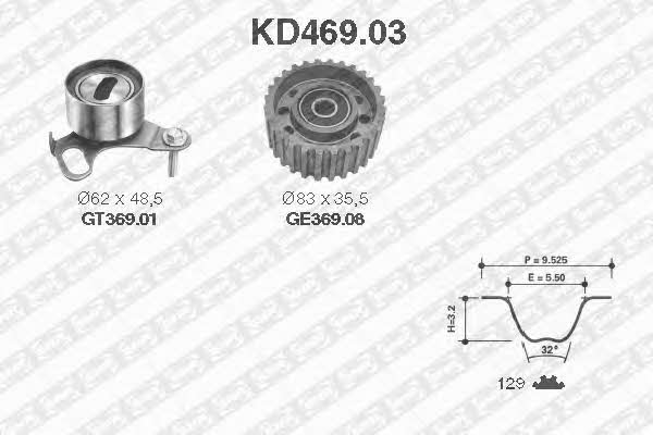 SNR KD46903 Timing Belt Kit KD46903