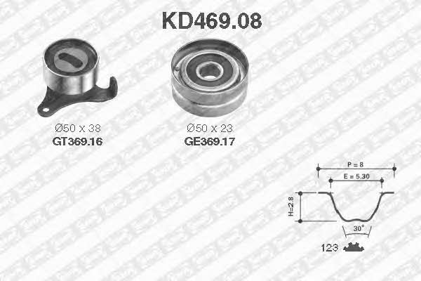 SNR KD469.08 Timing Belt Kit KD46908