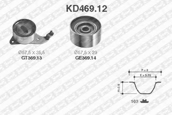 SNR KD46912 Timing Belt Kit KD46912