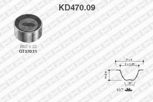 SNR KD47009 Timing Belt Kit KD47009