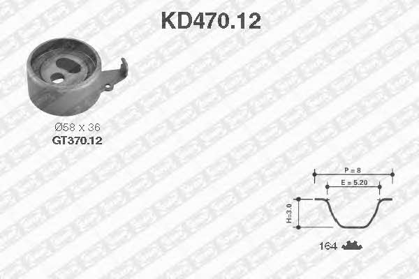 SNR KD47012 Timing Belt Kit KD47012