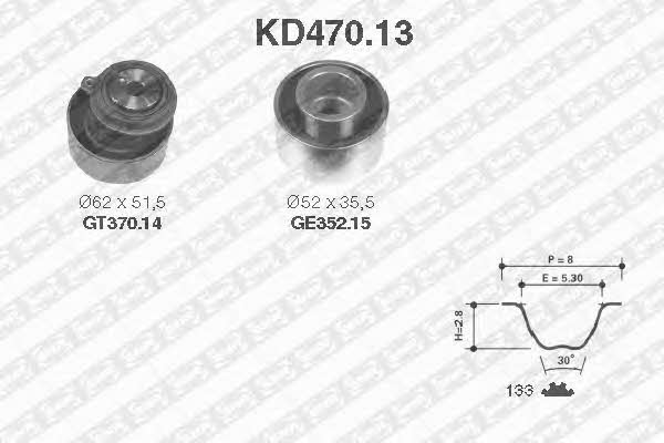 SNR KD47013 Timing Belt Kit KD47013
