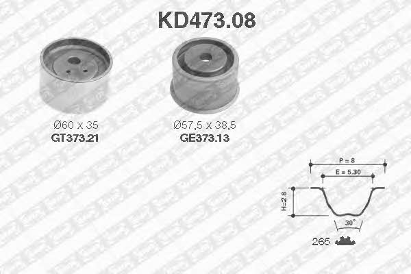 SNR KD473.08 Timing Belt Kit KD47308
