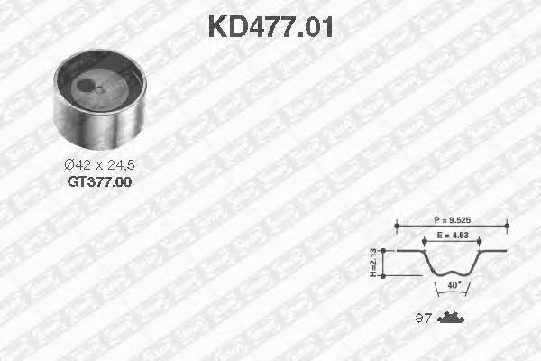SNR KD47701 Timing Belt Kit KD47701