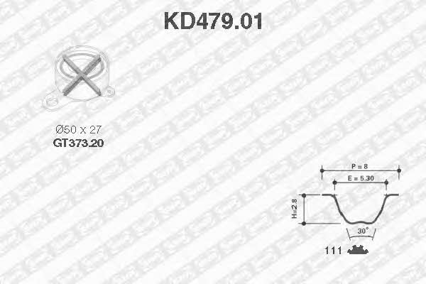 SNR KD47901 Timing Belt Kit KD47901