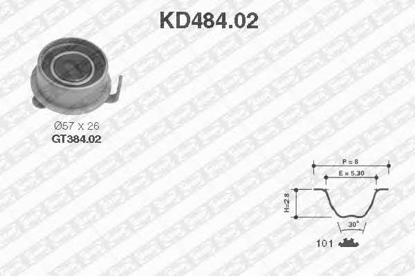SNR KD484.02 Timing Belt Kit KD48402