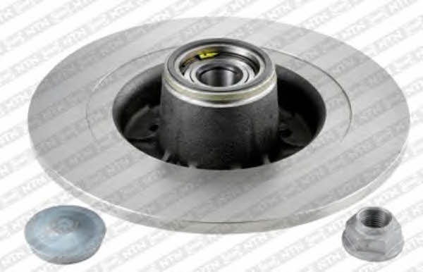 SNR KF155100U Rear brake disc, non-ventilated KF155100U