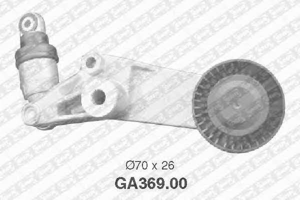 SNR GA369.00 V-ribbed belt tensioner (drive) roller GA36900