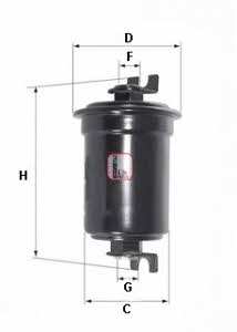 Sofima S 1597 B Fuel filter S1597B