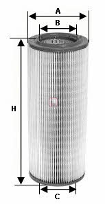 Sofima S 1060 A Air filter S1060A