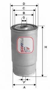 Sofima S 1379 NR Fuel filter S1379NR