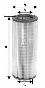 Sofima S 2400 A Air filter S2400A