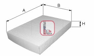 S3033C Sofima Cabin filter