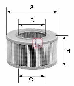 Sofima S 3290 A Air filter S3290A