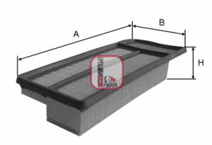 Sofima S 3477 A Air filter S3477A