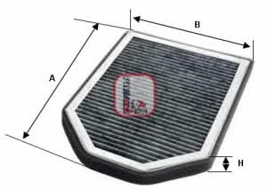 Sofima S 4110 CA Activated Carbon Cabin Filter S4110CA
